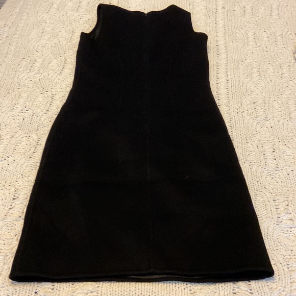 Faconnable black wool sleeveless dress size 2 - Picture 4 of 6